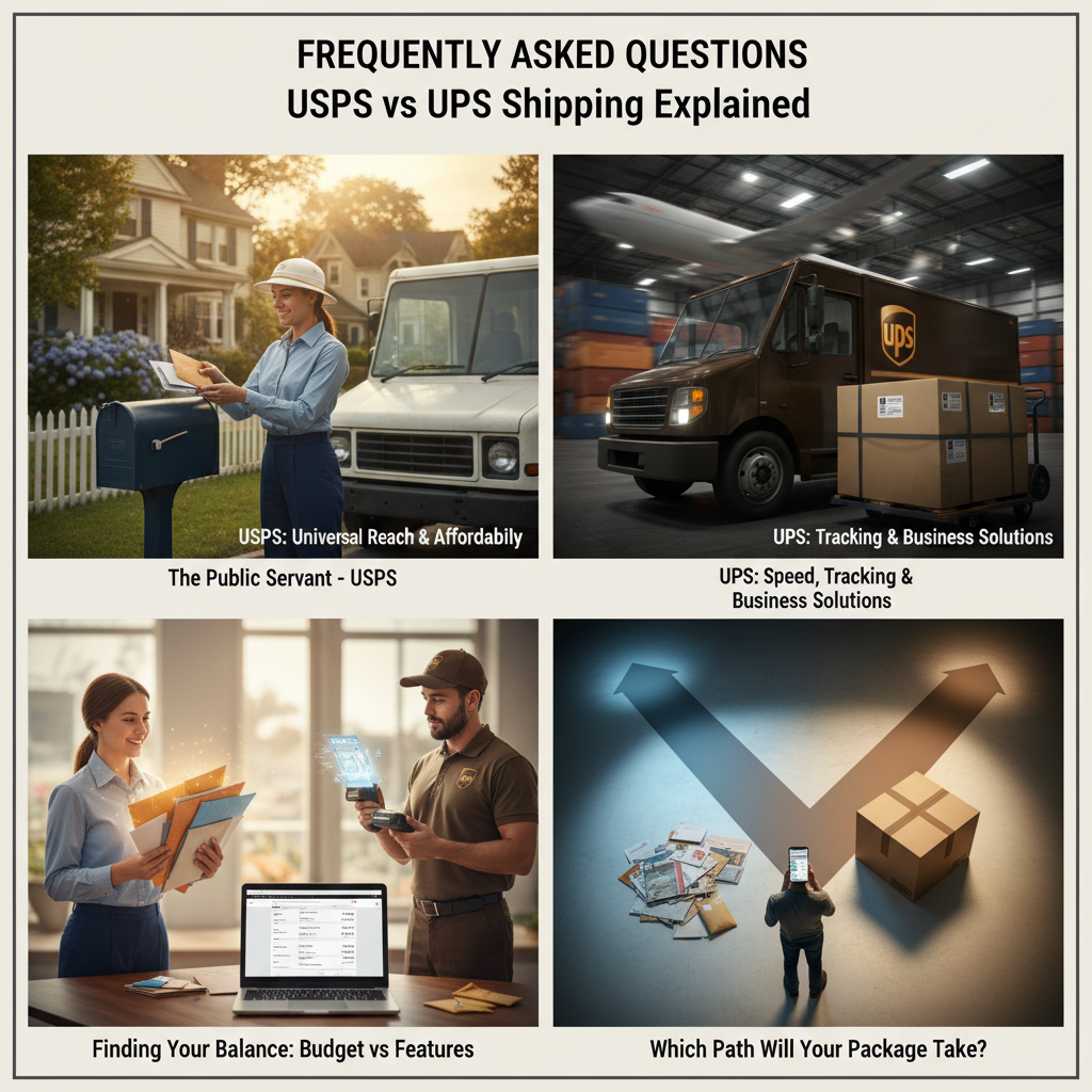 USPS vs UPS: Summary and Action Plan for Choosing Your Carrier