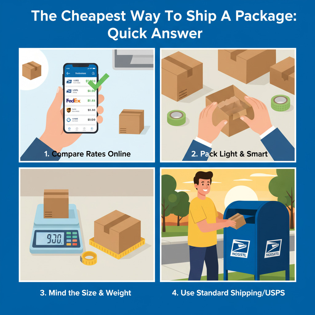 What Is The Least Expensive Way To Ship A Package?