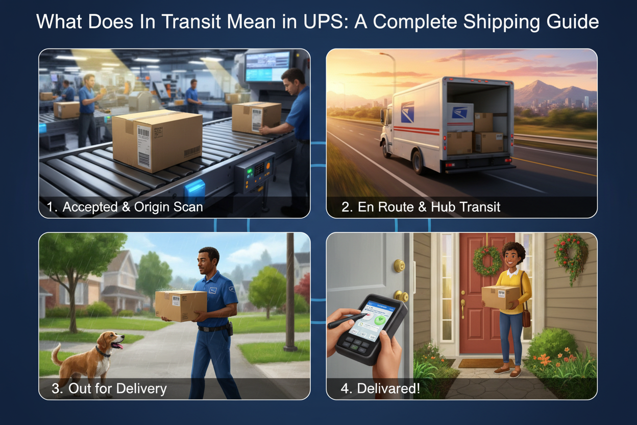 What Does In Transit Mean in USPS: The Real Definition