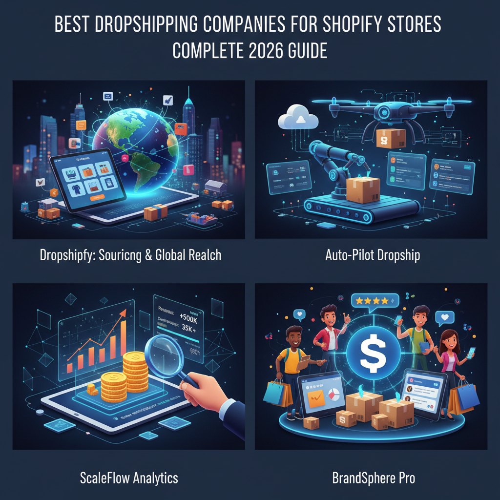 Best Dropshipping Companies For Shopify: Quick Comparison