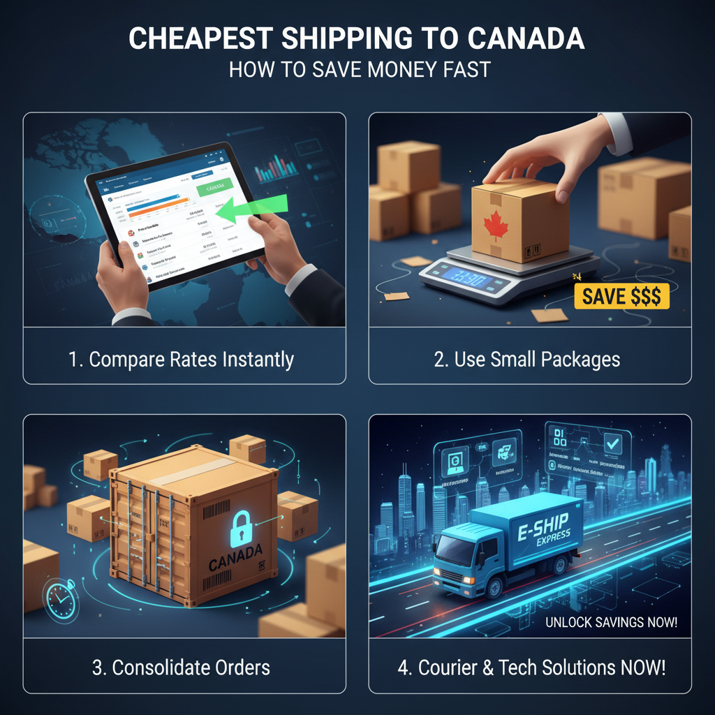 Best Carriers for Cheapest Shipping to Canada: A Comparison