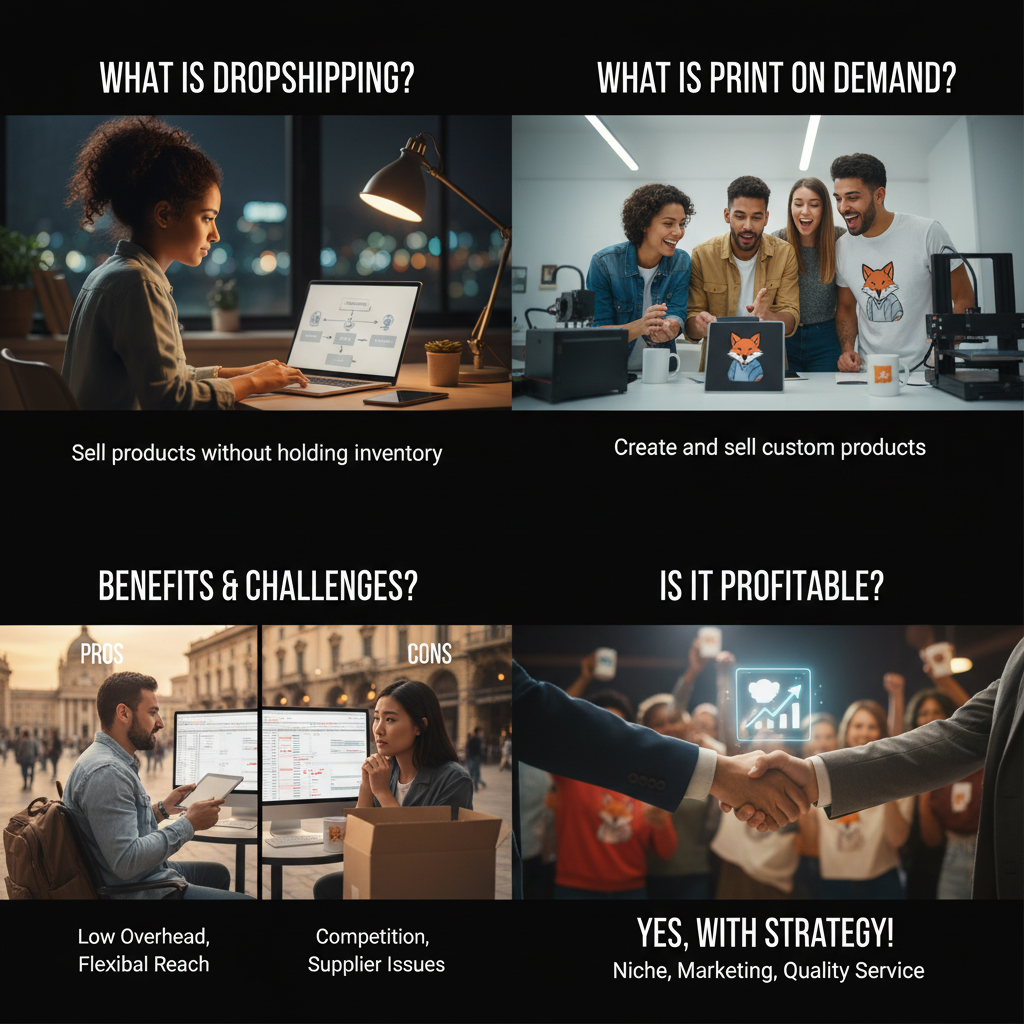Dropshipping vs Print on Demand: Which Model Should You Choose?