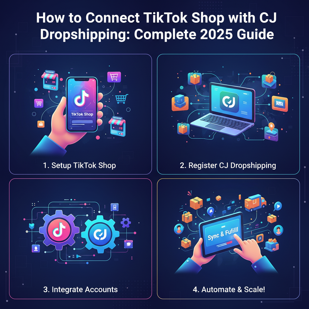 Connect TikTok Shop with CJ Dropshipping: Step-by-Step Process