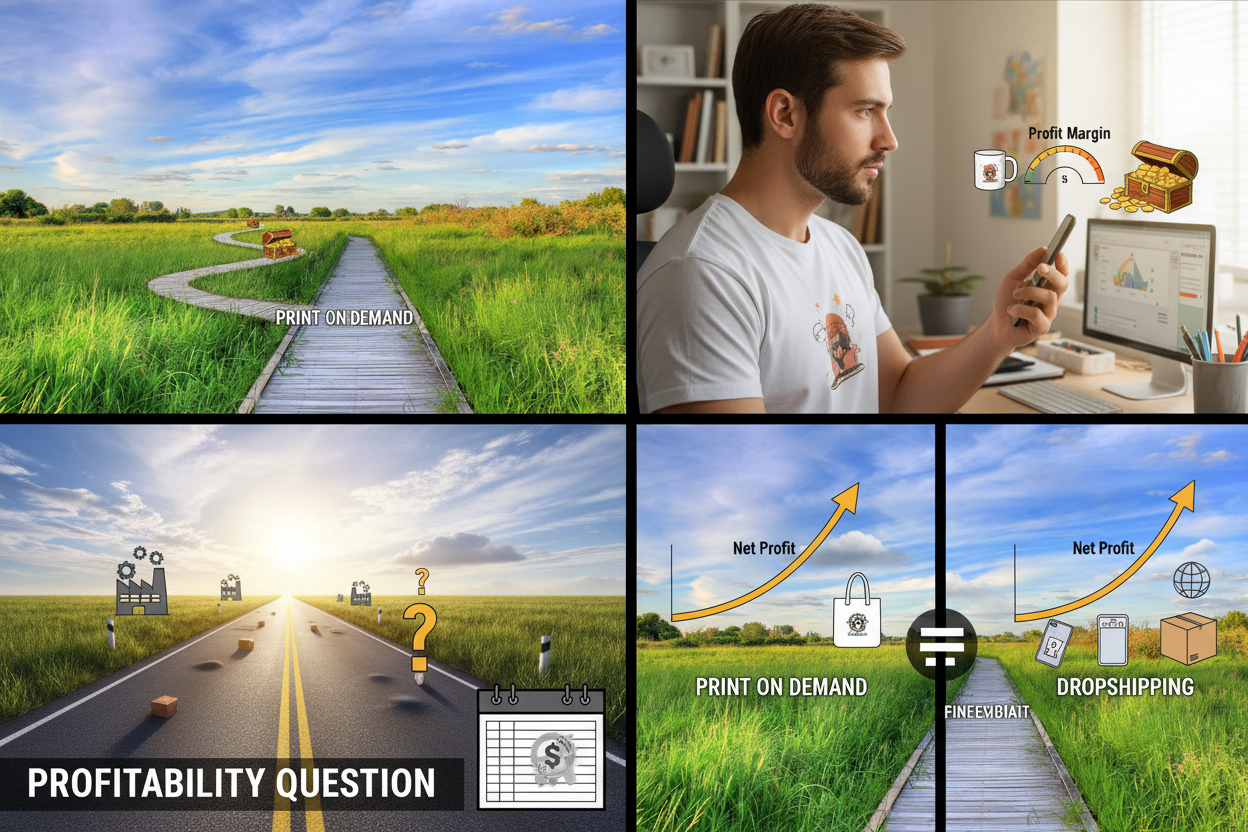 Is Print on Demand Considered Dropshipping?