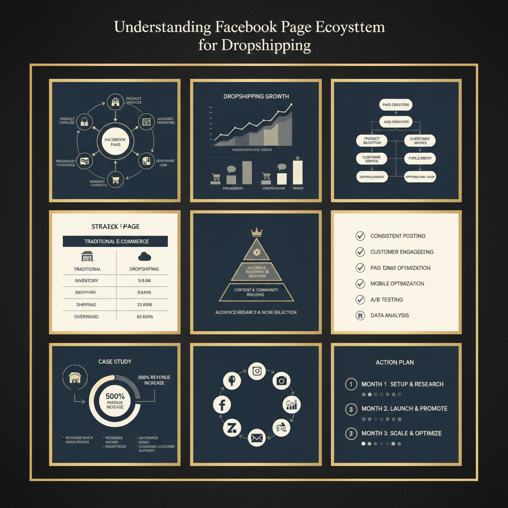 Understanding the Facebook Page Ecosystem for Dropshipping