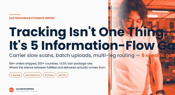 Why tracking updates become a fulfillment bottleneck for scaling Shopify stores 2026 — the 5 information-flow gaps map
