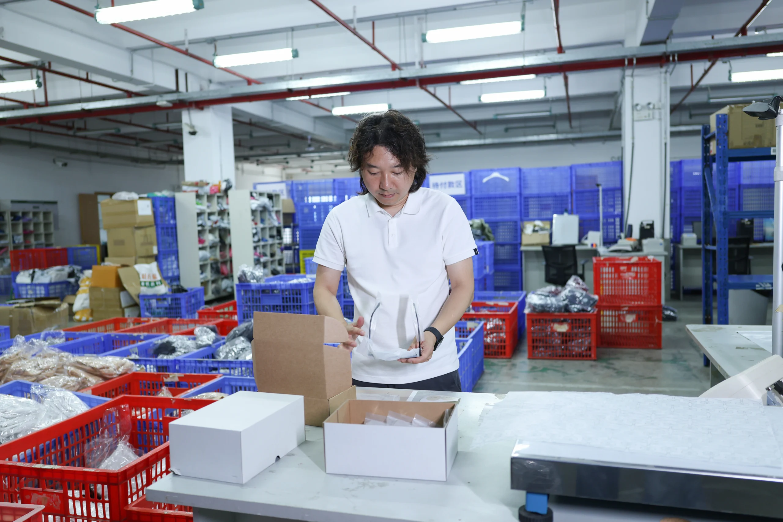 ASG customized packaging workspace