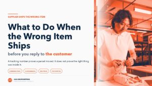 ASG cover: what to do when a supplier ships the wrong item