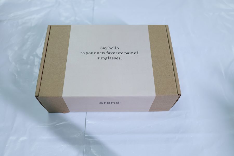 Packaged sunglasses box