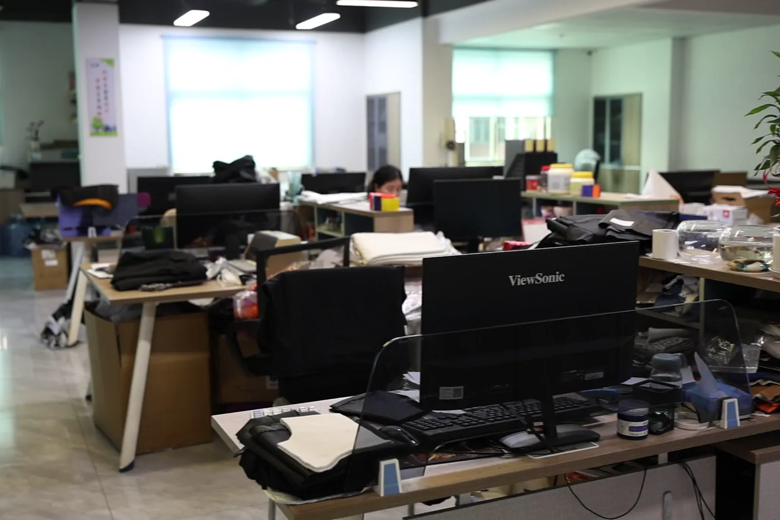 Product development office at a partner garment factory