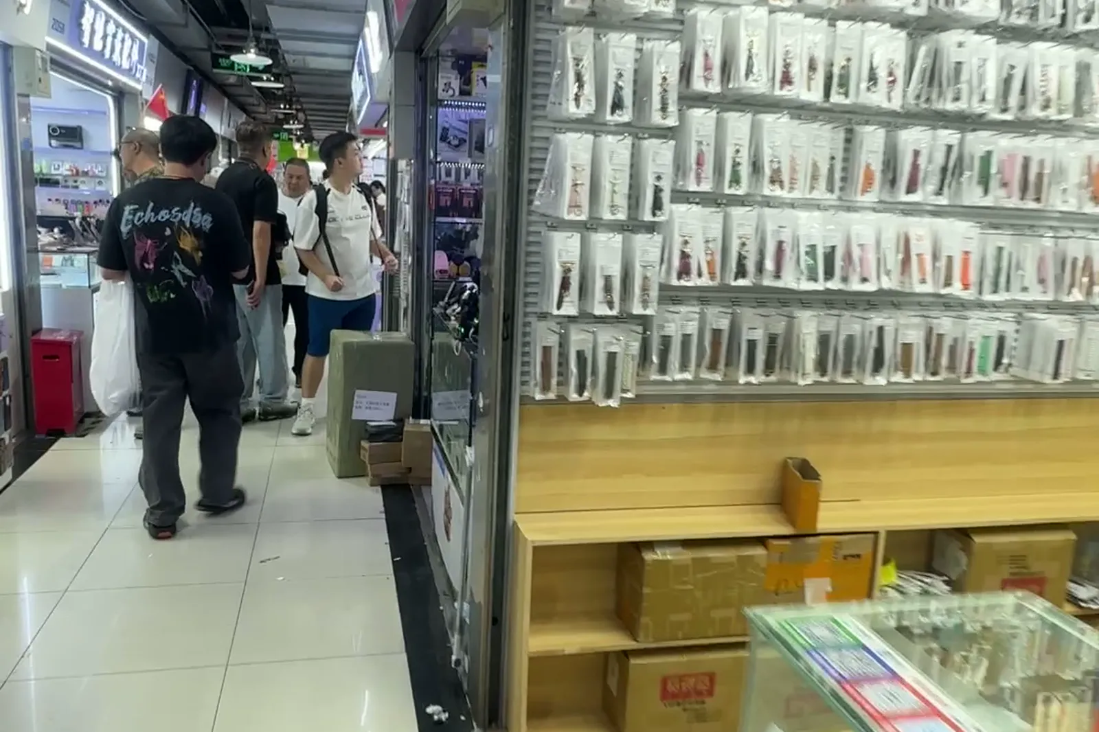 Product accessory options reviewed during China sourcing